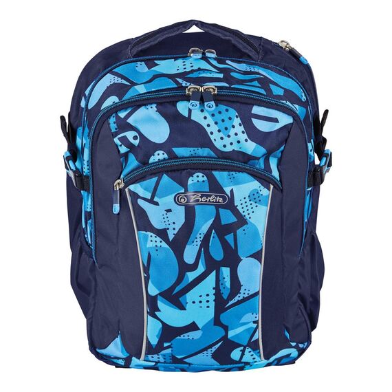 Herlitz Ultimate CamoBlue / School backpack / Blue / P | 50043057