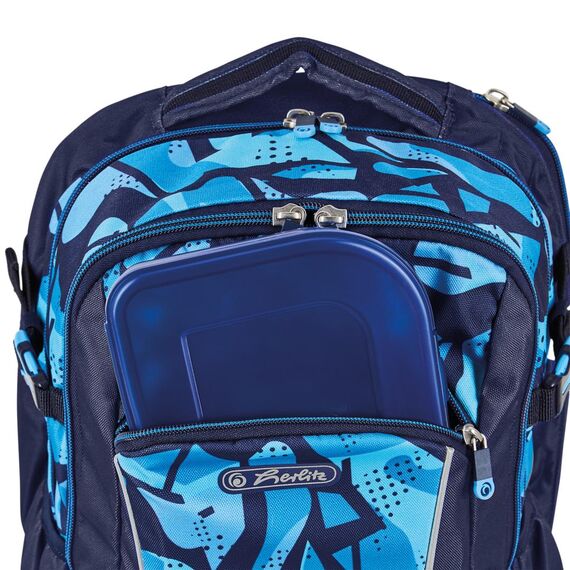 Herlitz Ultimate CamoBlue / School backpack / Blue / P | 50043057