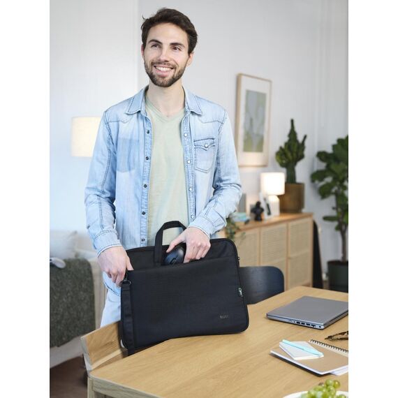 Trust Bologna - Notebook carrying case - 16" - black - wi | 24988