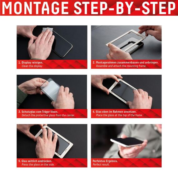 DISPLEX Real Glass - Protective case for mobile phone - f | 01711