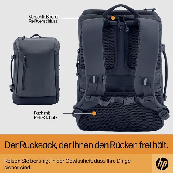 HP Travel - Notebook carrying backpack - up to 15.6" -  | 6H2D8AA