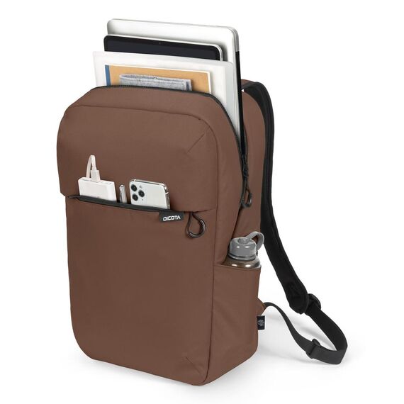 DICOTA D32124-RPET / Casual backpack / Brown / Monochromatic / Po