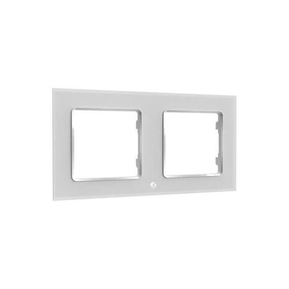 Shelly - Mounting frame - wall - 2 gangs - white | Shelly_WF_2_w