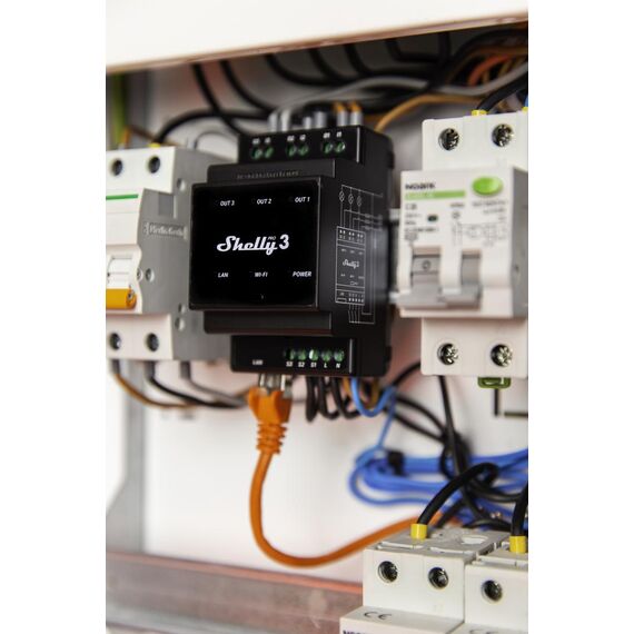 Shelly Pro 3 LAN und WiFi-DIN-Rail Switch | SHELLY_PRO3