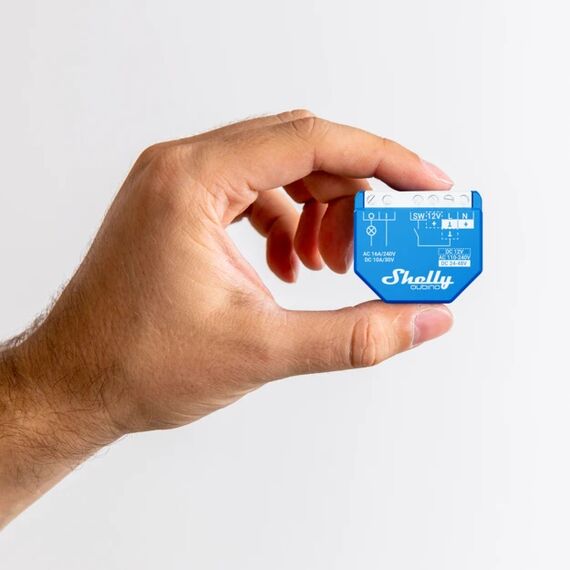 Shelly Qubino Wave 1 / Smart switch / Plastic / 25 d | Shelly_W_1