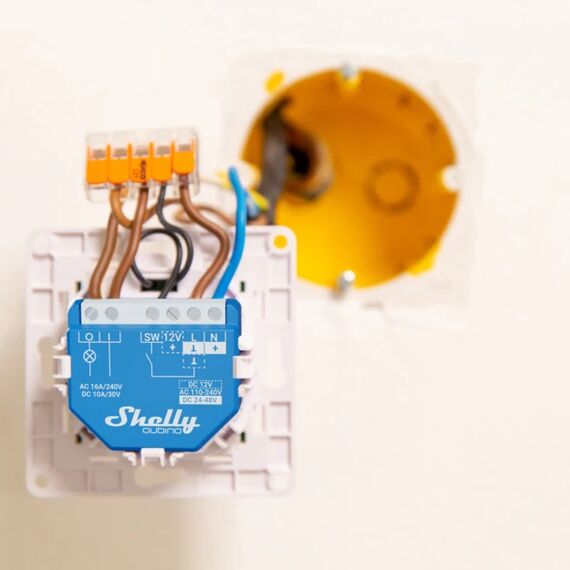 Shelly Qubino Wave 1 / Smart switch / Plastic / 25 d | Shelly_W_1