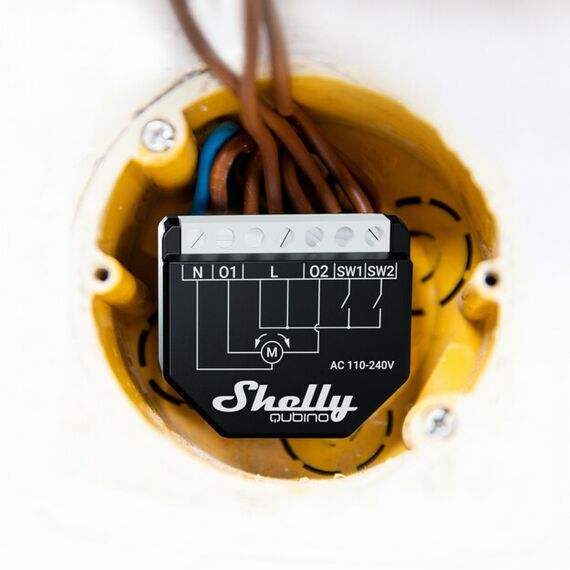 Shelly Qubino Wave Shutter / Smart relay / Bla | SHELLY_W_SHUTTER