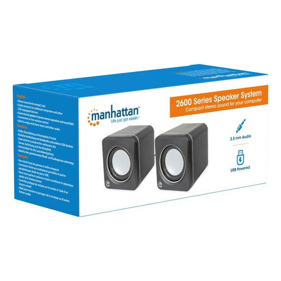 Manhattan 2600 Series Speaker System - Speakers - for PC | 166898
