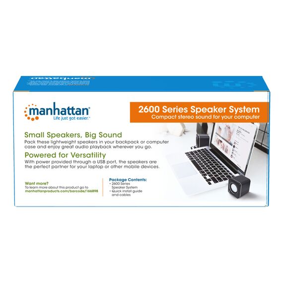 Manhattan 2600 Series Speaker System - Speakers - for PC | 166898