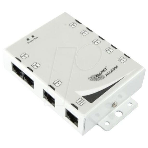 ALLNET ALL4404 / White / Metal / CE / RJ-45 | ALL4404-white