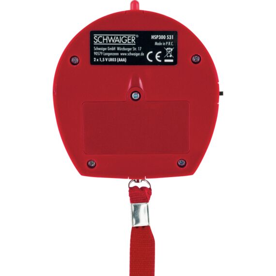 Schwaiger HSP300 531 / Push button / 120 dB / Red | HSP300531