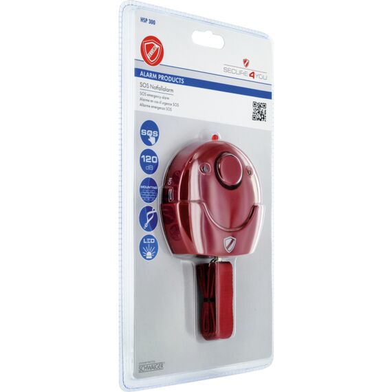 Schwaiger HSP300 531 / Push button / 120 dB / Red | HSP300531