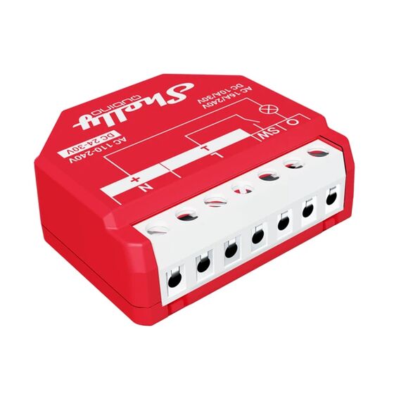 Shelly Qubino Wawe 1PM / Smart switch / Plastic /  | SHELLY_W_1PM