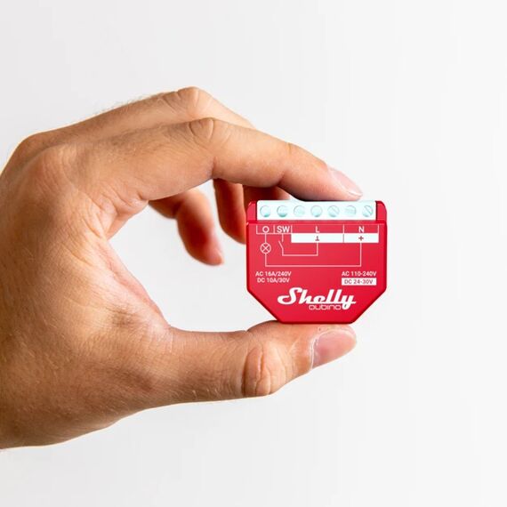 Shelly Qubino Wawe 1PM / Smart switch / Plastic /  | SHELLY_W_1PM