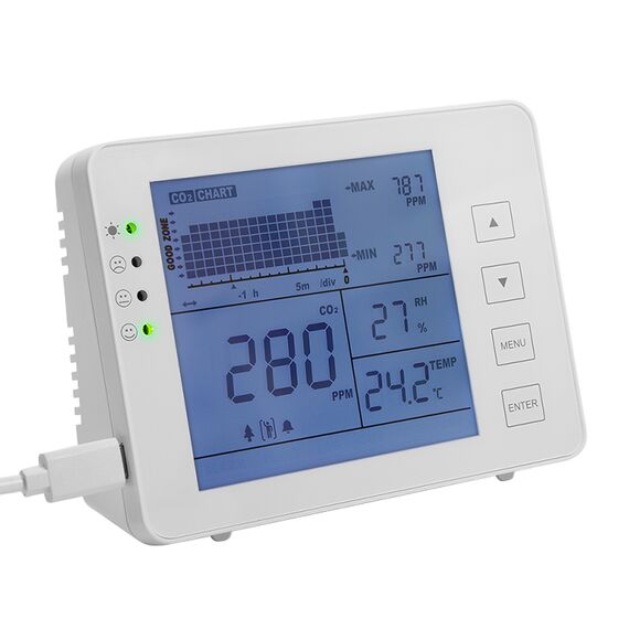 LogiLink SC0115 - Thermo-hygro-CO2 metre - digital