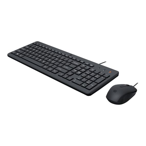 HP 150 - Keyboard and mouse set - USB - German - bl | 240J7AA#ABD