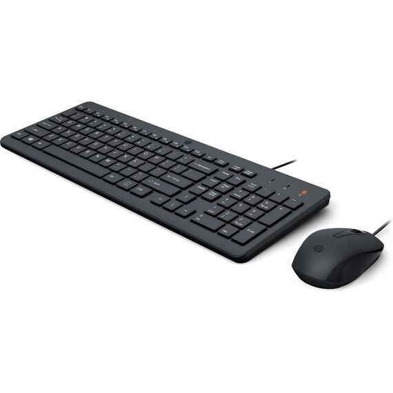 HP 150 - Keyboard and mouse set - USB - German - bl | 240J7AA#ABD