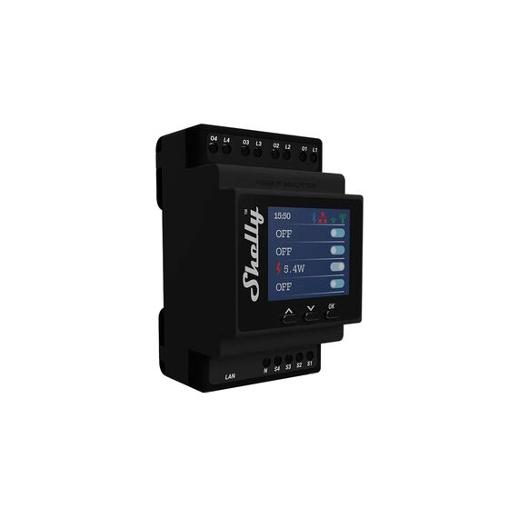 Shelly · Relais·"Pro 4PM"· WLAN & LAN Schaltakto | Shelly_Pro_4PM
