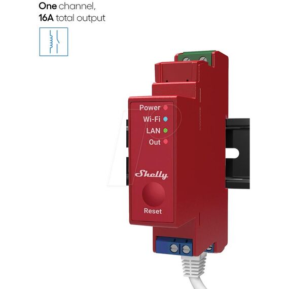 Shelly Pro 1PM / Solid-state relay / Pink / 802. | SHELLY_PRO_1PM