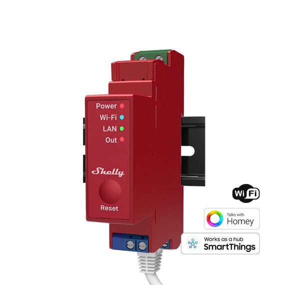 Shelly Pro 1PM / Solid-state relay / Pink / 802. | SHELLY_PRO_1PM