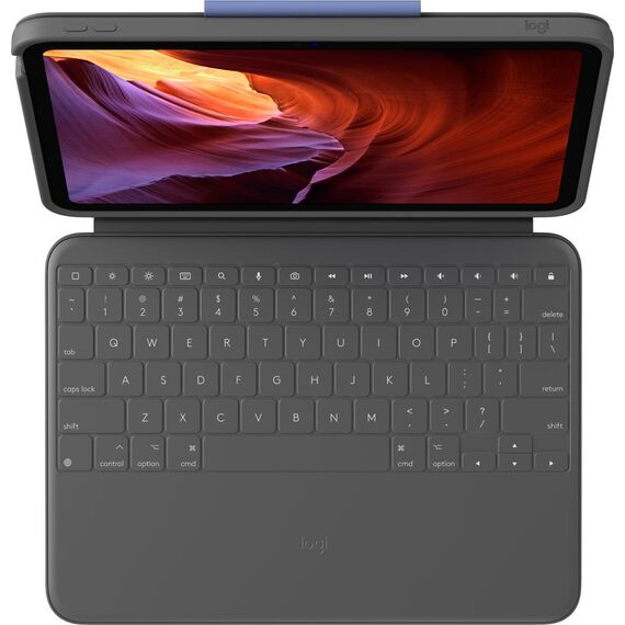 Logitech Rugged Folio - Keyboard and folio case - Ap | 920-011200