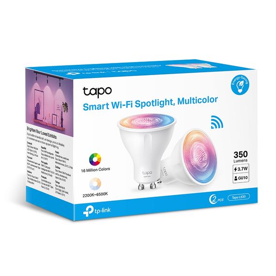 Tapo L630 - LED spot light bulb - GU10 - 3.7  | Tapo L630(2-pack)