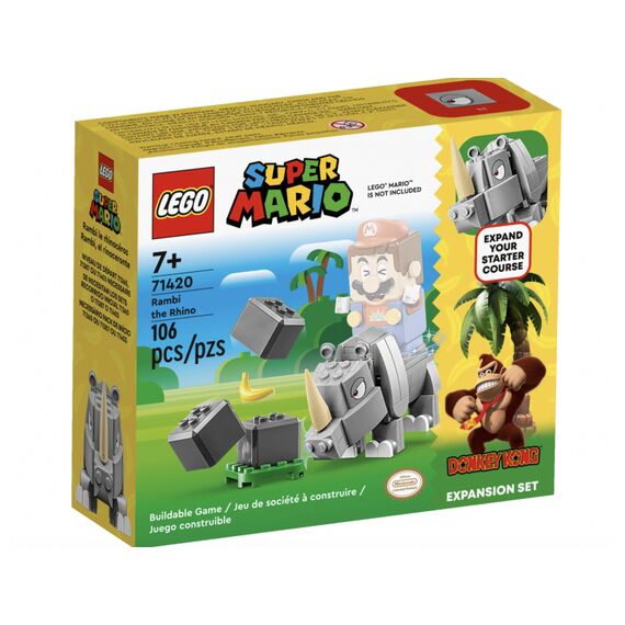 LEGO 71420 Super Mario Rambi das Rhino - Erweiterungssset