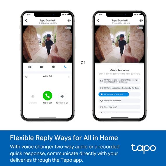 Tapo D235 V1 - Video Doorbell Camera Kit - smart door | TAPO D235