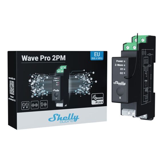 Shelly Qubino Wave Pro 2PM / Smart relay / Bla | Shelly_W_Pro_2PM
