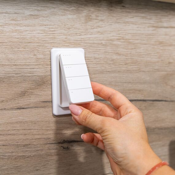 Shelly BLU RC Button 4 / Smart button / White / P | Shelly_B_RC_4
