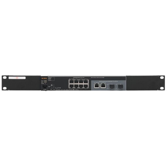 Rackmount.IT - Rack mounting kit - black, RAL 9005 - 1 | RM-HP-T1