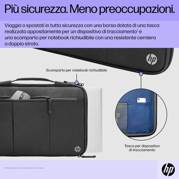 HP Renew Executive - Notebook sleeve - 14.1" - black -  | 6B8Y3AA