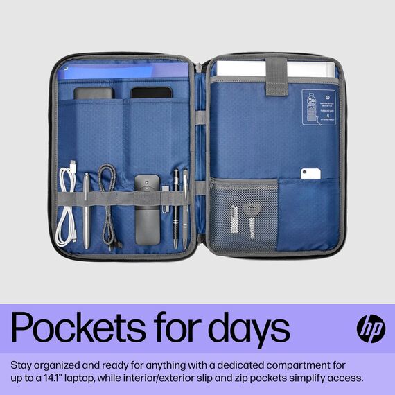 HP Renew Executive - Notebook sleeve - 14.1" - black -  | 6B8Y3AA
