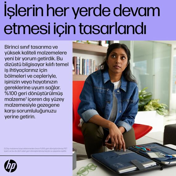 HP Renew Executive - Notebook sleeve - 14.1" - black -  | 6B8Y3AA