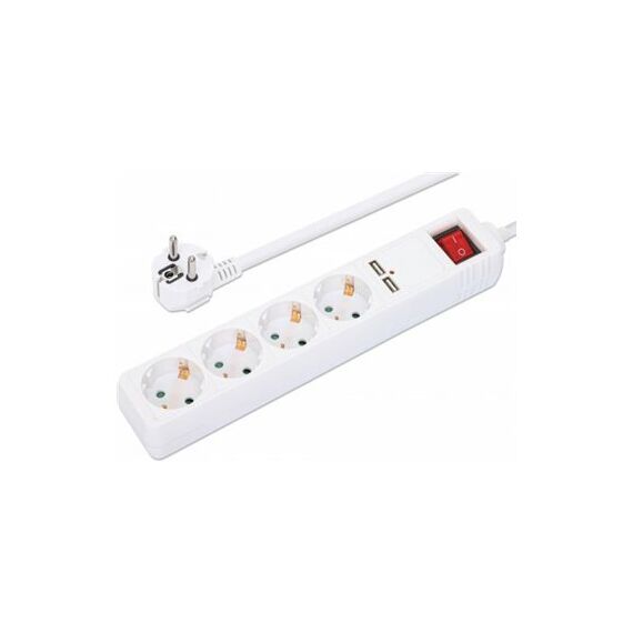 Manhattan Power Distribution Unit EU (2-pin), x4 gang/ou | 168342