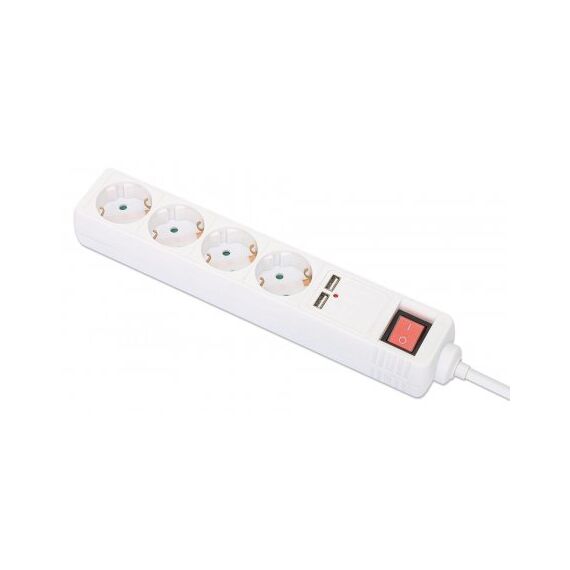 Manhattan Power Distribution Unit EU (2-pin), x4 gang/ou | 168342