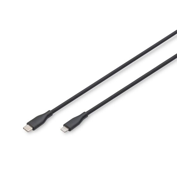Digitus Lightning silicone connection cable, US | AK-600110-020-S