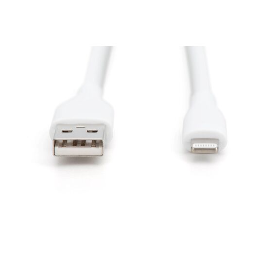 Digitus Lightning silicone connection cable, US | AK-600108-005-W