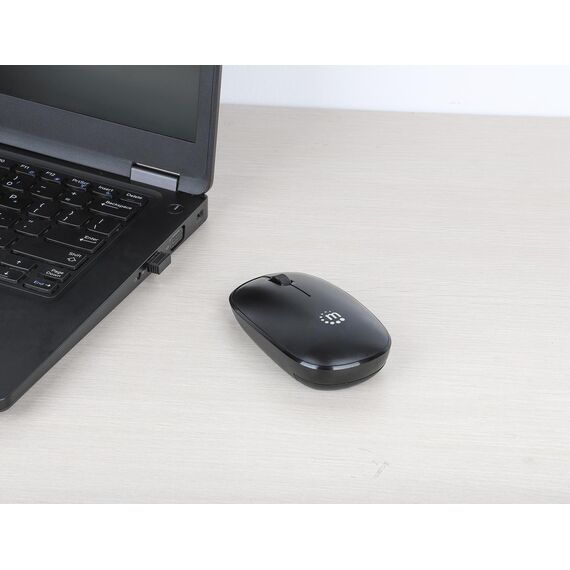 MW3050 Wireless Optical Mouse, Black, 1200dpi, 2.4Ghz (u | 190312
