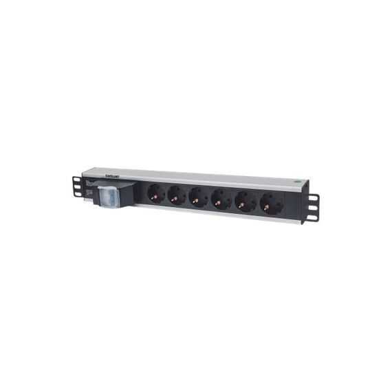 Intellinet 19" 1.5U Rackmount 6-Way Power Strip - German | 711432