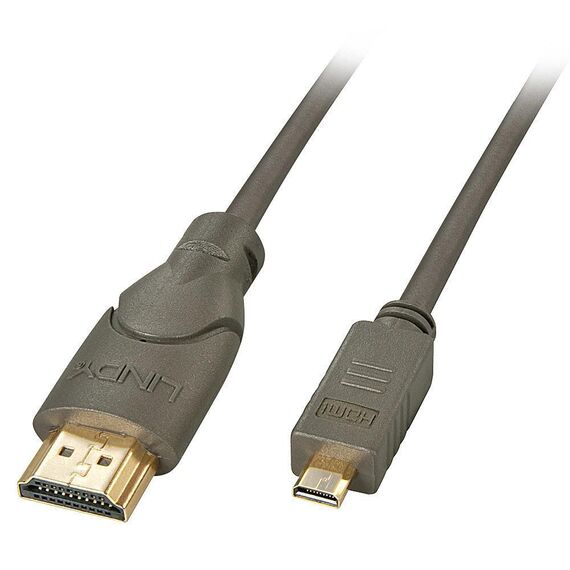 Lindy - HDMI adapter - 19 pin micro HDMI Type D male to H | 41354