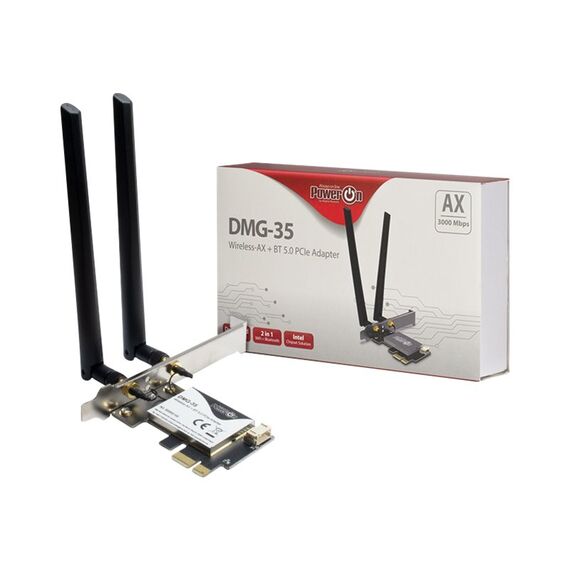 Inter-Tech DMG-35 - Network adapter - PCIe low profile | 88888149