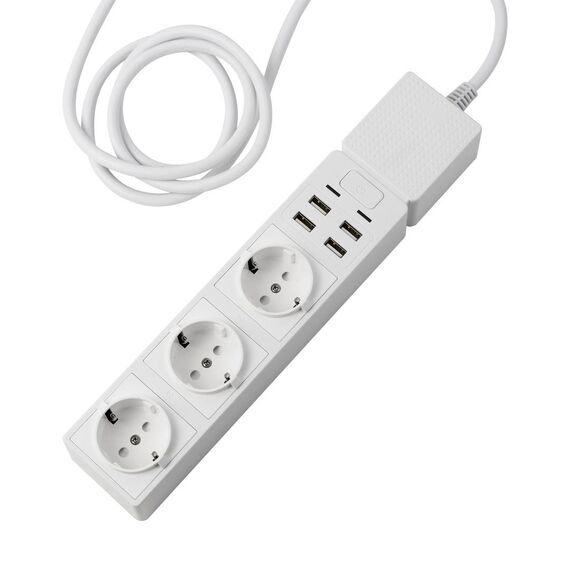 Edimax SP-1123WT - Smart power strip - AC 100-240 V - 2300 Watt -