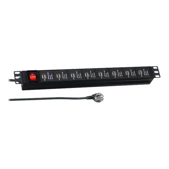 EFB-Elektronik - Power strip (rack-mountable) - inpu | EK631USB.1