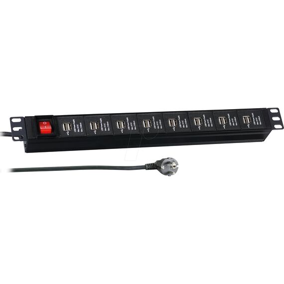 EFB-Elektronik - Power strip (rack-mountable) - inpu | EK631USB.1