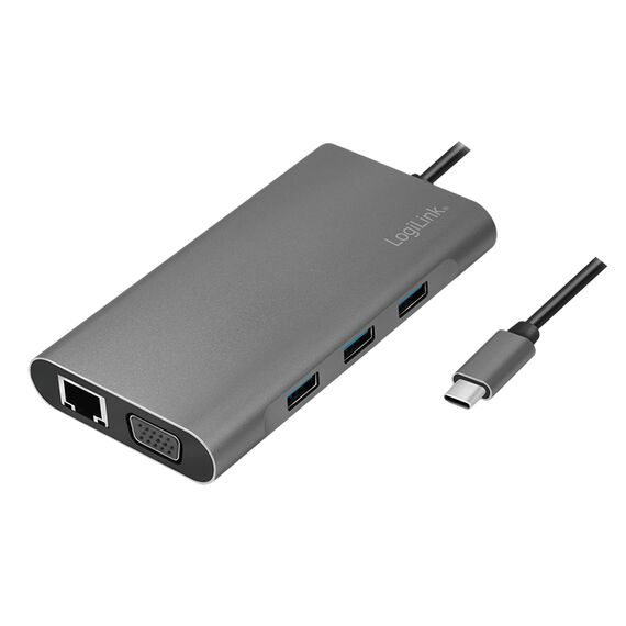 LogiLink - Docking station - USB-C 3.2 Gen 1 - VGA, HDMI | UA0383