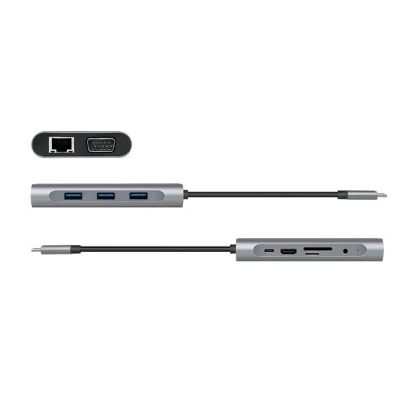 LogiLink - Docking station - USB-C 3.2 Gen 1 - VGA, HDMI | UA0383