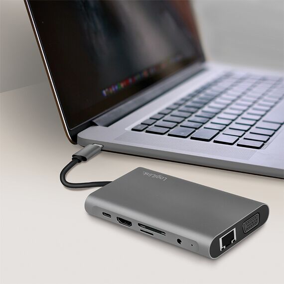 LogiLink - Docking station - USB-C 3.2 Gen 1 - VGA, HDMI | UA0383
