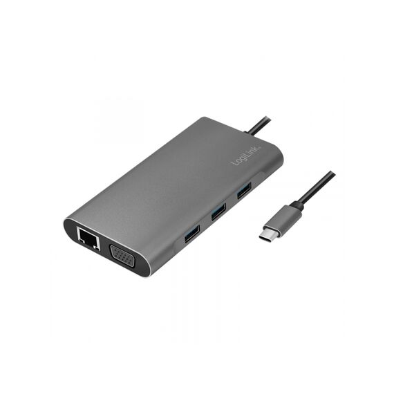 LogiLink - Docking station - USB-C 3.2 Gen 1 - VGA, HDMI | UA0383