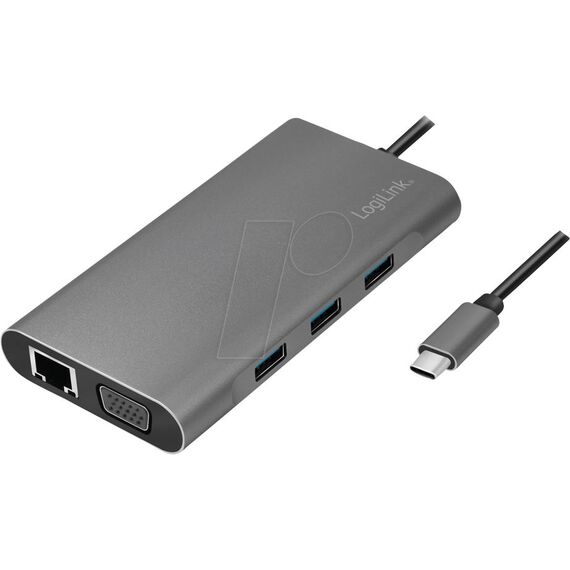 LogiLink - Docking station - USB-C 3.2 Gen 1 - VGA, HDMI | UA0383